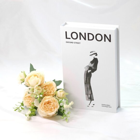 NEW Luxury Decoration Coffee Table Fashion Art Faux Book Storage Box - Picture 2 of 8